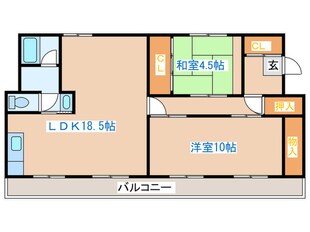 ニヤクコーポの物件間取画像